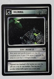 Star Trek CCG Primer Contacto - Encuentro Scout - Dilema - Nuevo Nuevo-Monte Nunca Jugado - Imagen 1 de 1