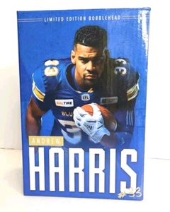 ANDREW HARRIS Bobblehead CFL Winnipeg Blue Bombers SGA - Picture 1 of 5