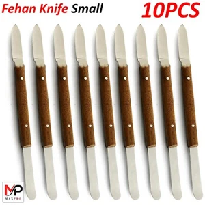 Dental Fahen Knife Small Spatula Wax Modeling Mixing Wooden Handle Lab Tools - Picture 1 of 6