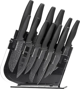 Nutriblade 12 Piece Knife Set with Block by Granitestone High-Grade Professional - Picture 1 of 7
