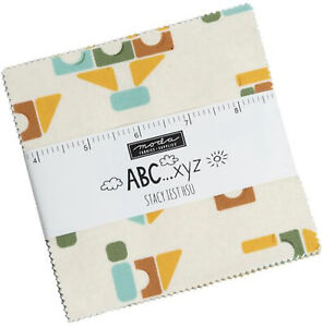 ABC...xyz Moda Charm Pack 42 100% Cotton 5" Precut Quilt Squares