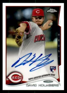 2014 Topps Chrome Rookie Refractor #134 David Holmberg Auto #/499 (ref 1901) - Picture 1 of 2