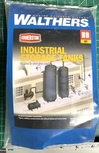 Walthers Kibri Cornerstone HO Kit 933-3514 Industrial Storage Tanks # 413 - Picture 1 of 2