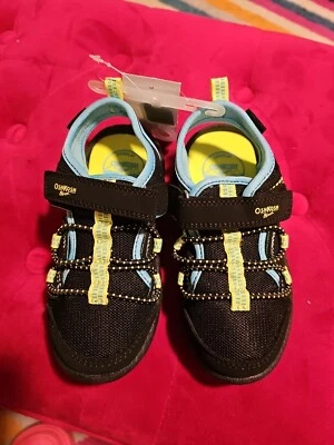 Sandálias sapatos laváveis à máquina OshKosh criança tamanho 9 Everplay caminhada água nova com etiquetas - Imagem 1 de 4