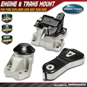 3Pcs Engine Motor & Transmission Mount & Torque Strut Mount for Ford Explorer - Picture 1 of 10