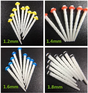 Dental Glass Fiber Post Resin Root Canal Pin Resin Screw Post 1.2/1.4/1.6/1.8mm - Picture 1 of 13
