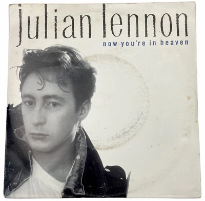 Julian Lennon Now You’re In Heaven Vinyl Record 7” 45 RPM VS1154 Virgin 1989 - image 1 of 4