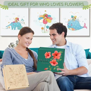 Large Flower Press,11x11 inch (28x28cm) 10 Layers Wooden Flower Pressing Kit ... - Picture 1 of 12