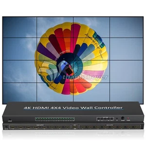 4K HDMI 4X4 Video Wall Controller 16CH HDMI Multi-screen Video Splicer NK-H44 - Picture 1 of 8