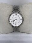 Fossil Es3545 Women's Silver Tone Stainless Steel Analog Silver Dial Watch Ff133