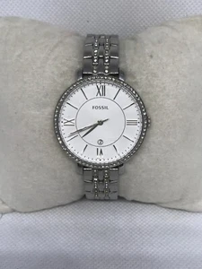 Fossil ES3545 Women's Silver Tone Stainless Steel Analog Silver Dial Watch Ff133 - Picture 1 of 10