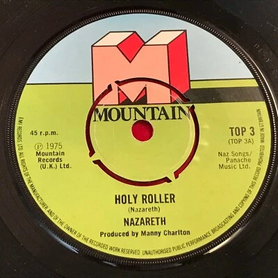 NAZARETH Holy Roller 1975 UK 7" vinyl single 45 record original - Image 1 of 2