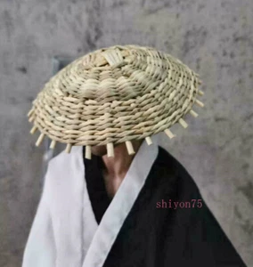 1/6 Scale Japanese Samurai Kamishimo Straw Bamboo Hat Model for 12'' Body Figure - Picture 1 of 3
