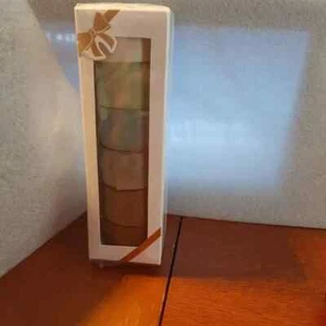 NEW Box ! Huihuang 6 Roll 1inch 300 Yard Sage Green Organza Satin Ribbon Chiffon - Picture 1 of 3