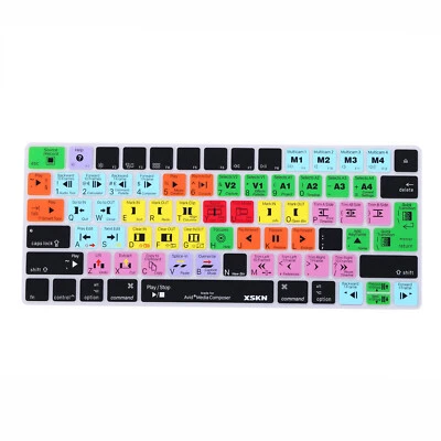 XSKN Avid Media Composer Shortcuts Keyboard Cover for Apple Magic Keyboard A1644 - Image 1 of 4