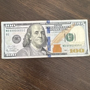$100 CASH - $100 Dollar Bill - Blue Note - United States note USD - Lot 0655C - Picture 1 of 12