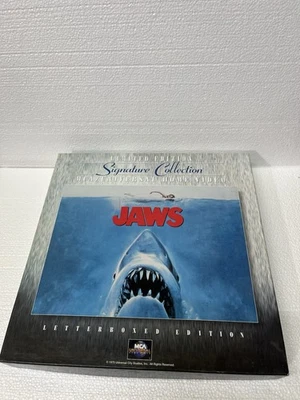 JAWS 4-Laserdisc LD BOXED SET SIGNATURE COLLECTION LIMITED EDITION W/CD + BOOK! - Image 1 of 4