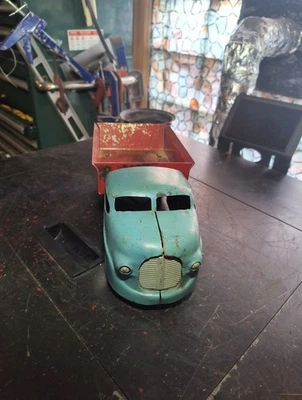 Camión de volteo Wyandotte nariz bala de acero prensado vintage años 30/40 Foto 1 de 4