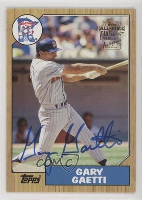 2005 Topps All-Time Fan Favorites Auto Gary Gaetti #FFA-GG Auto - Image 1 of 2