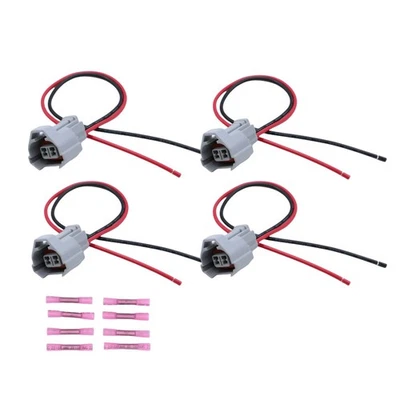 PE0113250B For Mazda 3 2012-2016 CX-5 2013-2015 Fuel Injectors Connector (2Pair） - Image 1 of 4