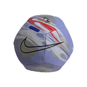 Nike Kylian Mbappé Pitch Soccer Ball Light Thistle/Silver/Black 5Mercurial - Picture 1 of 5