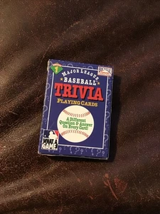 1996 Bicycle Sports Collection MLB Baseball Trivia Playing Cards Deck 1 - Bild 1 von 3