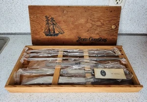 Arthur SALM MCM Stainless Steel Japan Carving Set 9 Piece ASFI Satin w/ Case - Picture 1 of 12