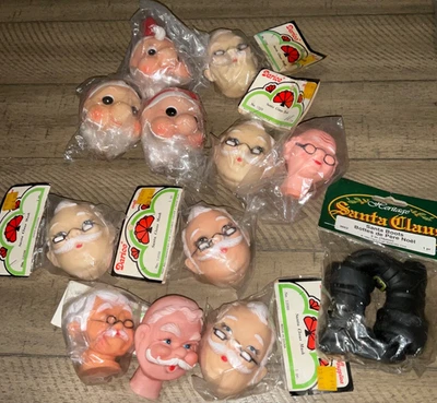 Muñeca vintage haciendo caras CABEZAS DE SANTA AÑOS 80 NUEVO DE STOCK Foto 1 de 4