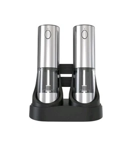 Wiederaufladbares Dual Grinder Set für Gewürze mit praktischer LED-Lichtfunktion - Bild 1 von 4