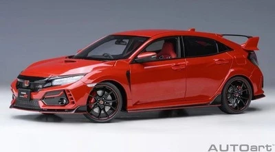 Nuova AUTOart 1/18 Honda Civic Type R (FK8) 2021 telaio rosso mini auto completa - Immagine 1 di 4