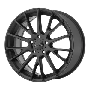 16x7 American Racing AR904 Satin Black Wheels 5x112 (40mm) Set of 4 - Picture 1 of 5