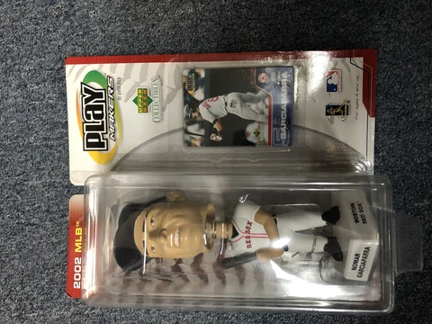 Play Makers 2002 Nomar Garciaparra Boston Red Sox Upper Deck Bobble Head Cover