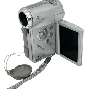 Panasonic SV-AV100 D Snap Compact Digital Camcorder with 10x Optical Zoom Silver - Picture 1 of 8