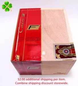 Caja de cigarros de madera vacía Cain Straight Ligero Habano 550 6,5" x 5,25" x 4" - Imagen 1 de 9