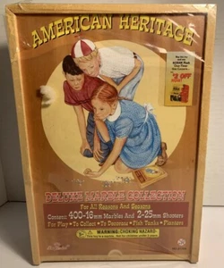 NEW SEALED - AMERICAN HERITAGE DELUXE MARBLES COLLECTIONS 400+ Vintage 2001 - Picture 1 of 8