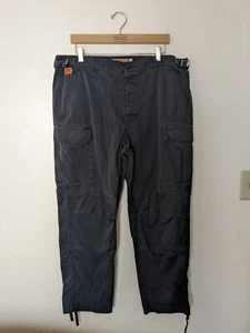 Empyre Cargo Pants Mens 36x29 Adjustable Relaxed Black Skate Pants - Picture 1 of 8