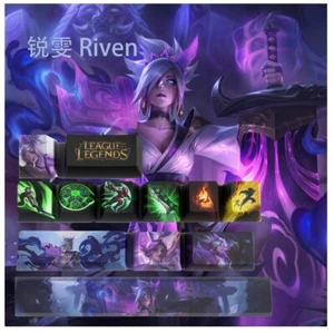League of Legends Riven Keycaps | OEM Profile | Gaming | Anime | Custom - Picture 1 of 7