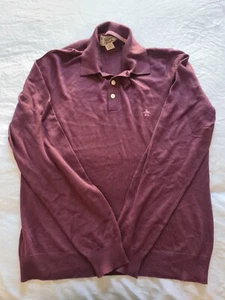 Penguin By Munsing Wear Uomo Large (LG) Magenta (Marrone?) Polo - Foto 1 di 4