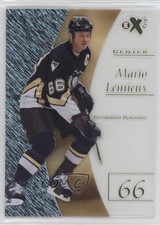 2012-13 Fleer Retro 1997-98 E-X 2001 Design Mario Lemieux #6 HOF