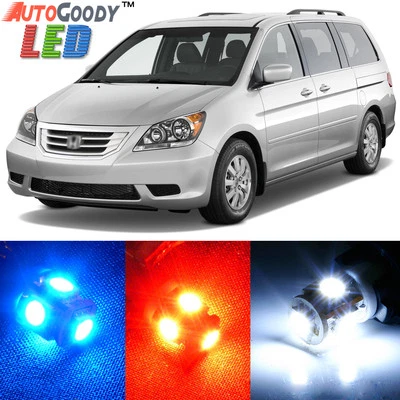 17 x Premium Xenon White LED Lights Interior Package Kit for Honda Odyssey 05-10 - Image 1 of 4