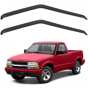 Window Visor Vent Rain Shades Guards For 1995-2003 Chevy S10 GMC Sonoma - Picture 1 of 7