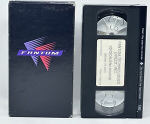 Fantom Technologies VHS Tape - Vacuum Infomercial Video Tape 1980s ION6-368-4600