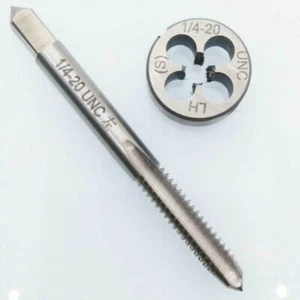 1set  HSS 1/4-20 UNC Tap Left Hand & 1/4-20 UNC Die Left Hand Threading Tools - Picture 1 of 1