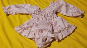 Niñas Talla 18 Mos Vestido Campesino Elegante Manga Larga con Bragas Adjuntas - Imagen 1 de 2