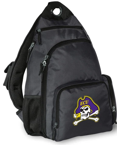 ECU Crossbody Backpack STRONG BALLISTIC NYLON Single Strap ECU Pirates Bag Cover
