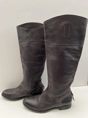 Botas de montar Gerda de cuero marrón para mujer n.d.c talla US 8 Foto 1 de 4