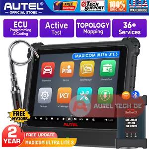 2025 Autel MaxiCOM Ultra Lite S Programming Topology Diagnostic 2-Year Scanner - Picture 1 of 19