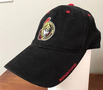 Ottawa Senators NHL Hat Cap Hockey Baseball Hat Authentic 100%  Hook/Loop Strap - Image 1 of 4