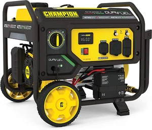 Champion 4,750-W Portable Hybrid RV Ready Dual Fuel Generator w/ Electric Start - Picture 1 of 12