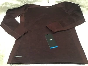 Uni Pro ColdGear Compression Brushed  Long Sleeve Crew Neck Color Maroon MED NWT - Picture 1 of 8